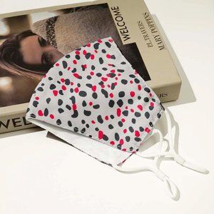 Double-Layer Dots Cotton Washable Face Mask